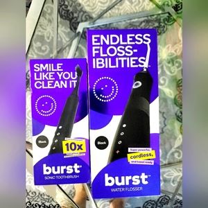 BURST Sonic toothbrush and flosser set